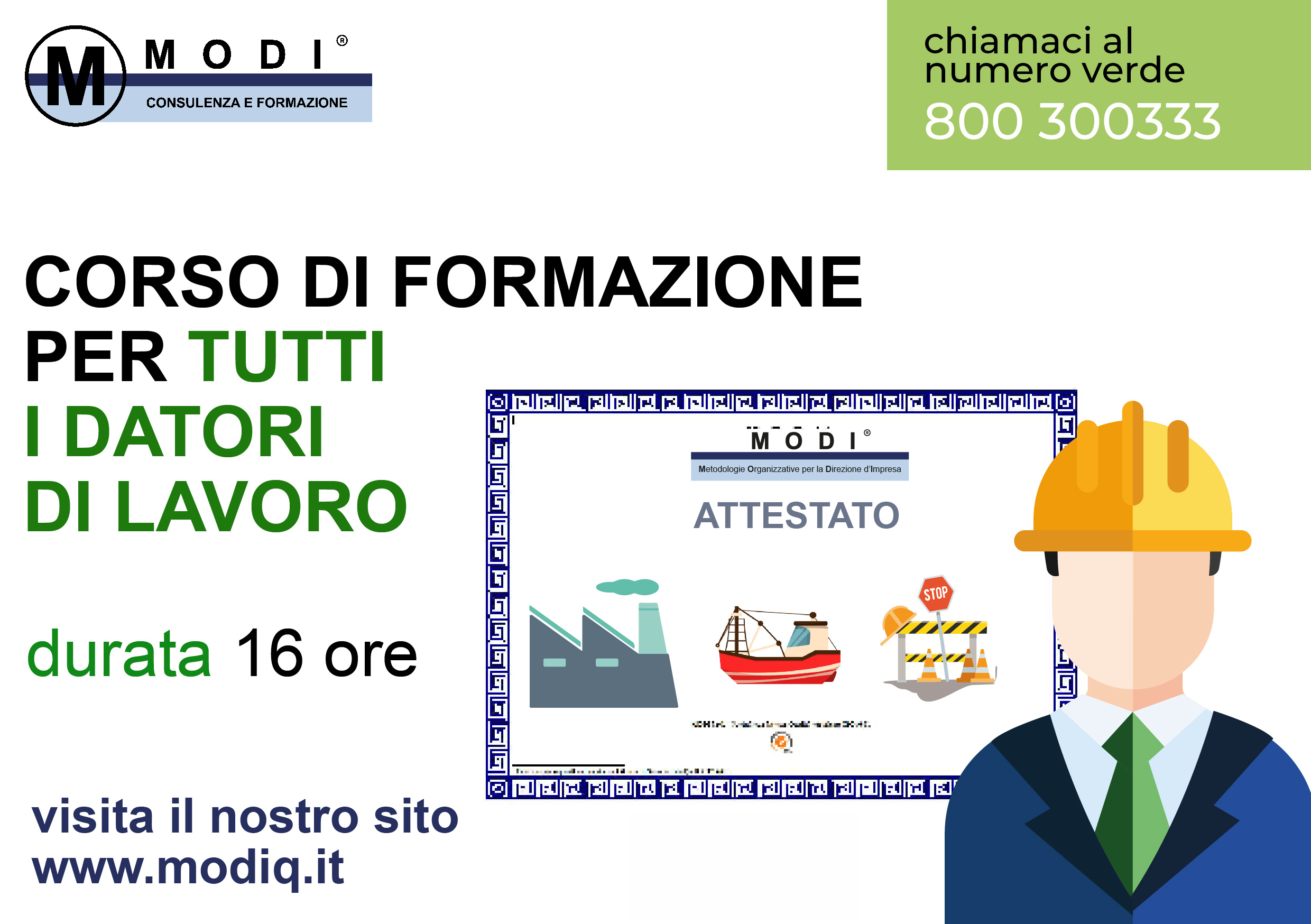 Datore di Lavoro 16 ore