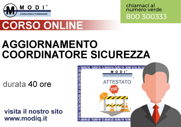Coordinatori sicurezza aggiornamento 40 ore