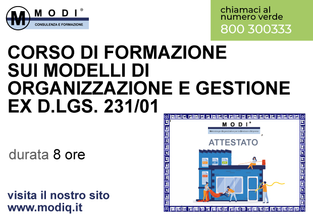 ODV D.Lgs. 231/01 8 ore