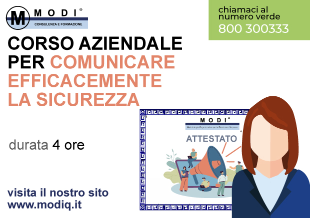 Comunicare efficacemente la sicurezza 4 ore