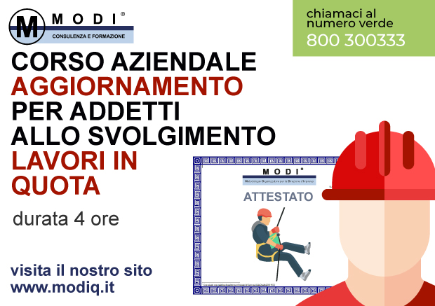 Lavori in Quota Aggiornamento 4h